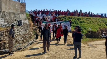 In Mon district, where the incident had taken place, a 11-hour bandh was called. (Express photo)