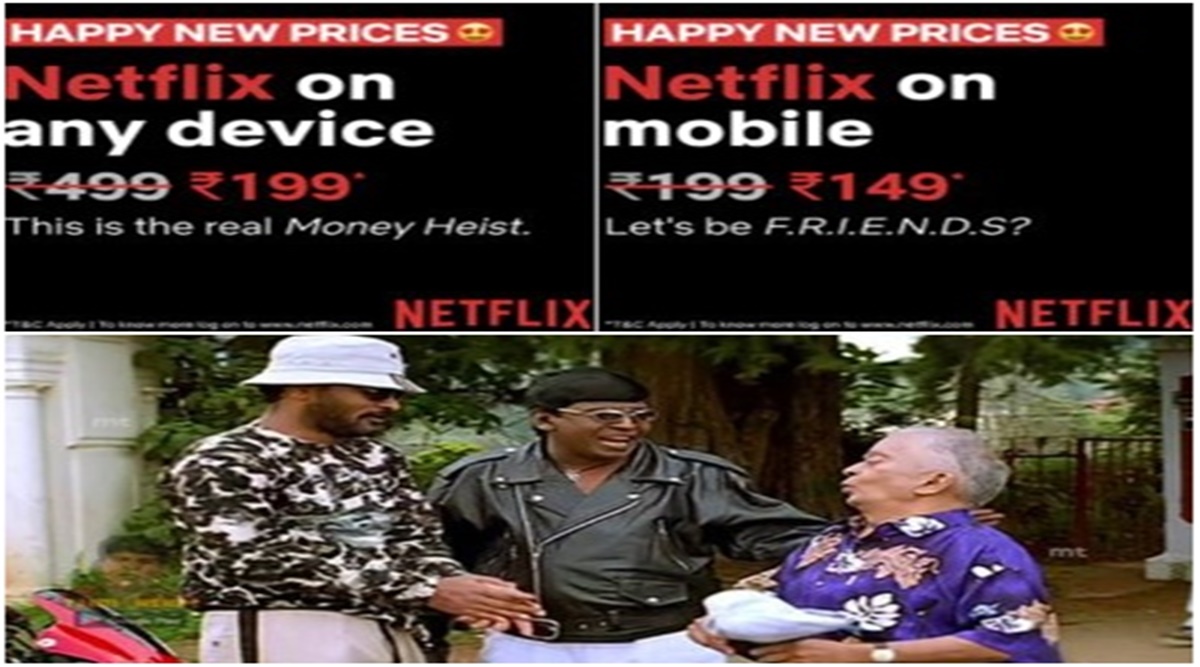 NetflixIndia, #Netflix, Netflix plan, price cut, social media viral, indian express