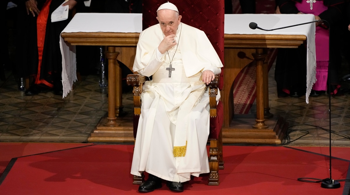 Pope Francis, Pope Francis news, Pope Francis birthday, Pope Francis age, Pope Francis 85th birthday, Vatican City, Rome, Jesuit, Catholic Church, World News, Indian Express