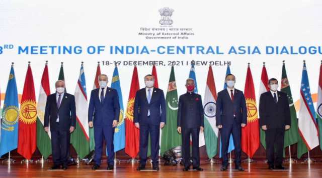 Jaishankar was addressing the foreign ministers of Kazakhstan, Kyrgyz Republic, Tajikistan, Turkmenistan and Uzbekistan at the India-Central Asia dialogue in New Delhi. (Twitter/@SJaishankar)