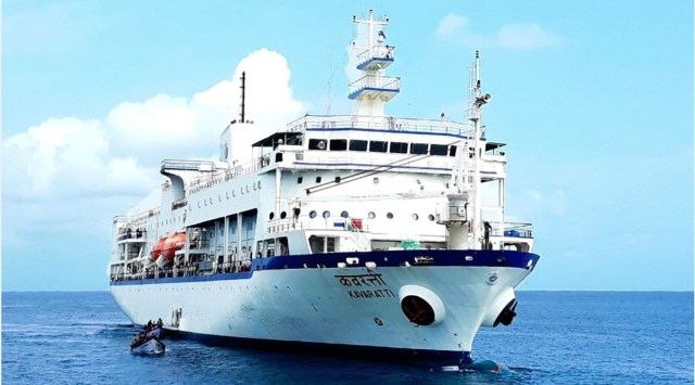 MV Kavaratti had left for Lakshadweep from Kochi on Tuesday and offloaded some passengers. (File Photo/Courtesy: samudram.utl.gov.in)