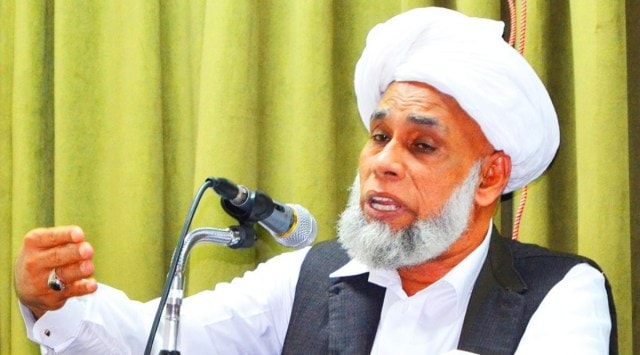 Samastha Kerala Jam-Iyyathul Ulema president Sayyid Muhammad Jifri Muthukkoya Thangal (Photo Sourse: wikipedia.org)