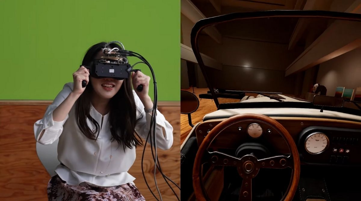 shows off a prototype VR headset with 4K OLED microdisplay | Technology News,The Indian Express