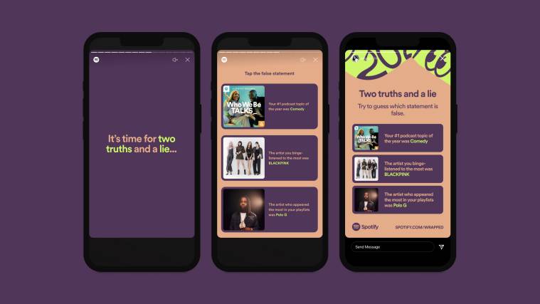 spotify wrapped 2021 is now out with a personal touch here are the new features technology news the indian express