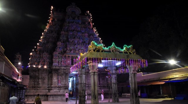 Srirangam, Srirangam Temple, zakir hussain, Bharatanatyam, chennai news, chennai, Indian express, Indian express news, tamil nadu news