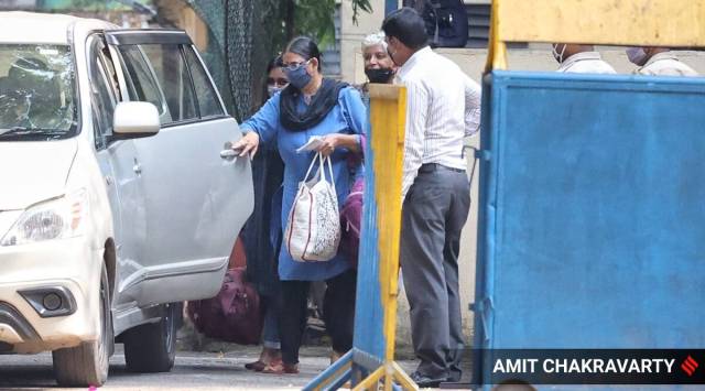Lawyer and activist Sudha Bharadwaj walked out of Byculla women's jail on Thursday. (Express)