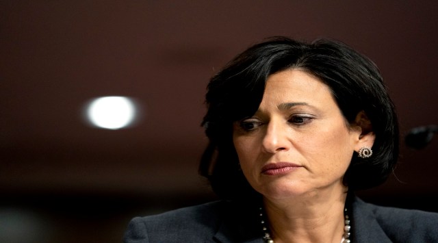FILE Ñ Dr. Rochelle Walensky, director of the Centers for Disease Control and Prevention, during a Senate hearing in Washington on Nov. 4, 2021. (Stefani Reynolds/The New York Times)
