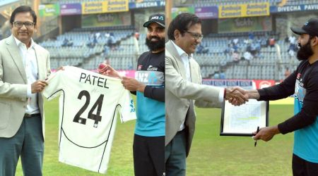 Ajaz Patel, nz, ind vs nz, Ajaz Patel nz, nz Ajaz Patel, Ajaz Patel 10 wickets, sports news, indian express