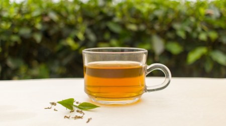 The tea is described as “unique” and exudes a golden-ish colour.