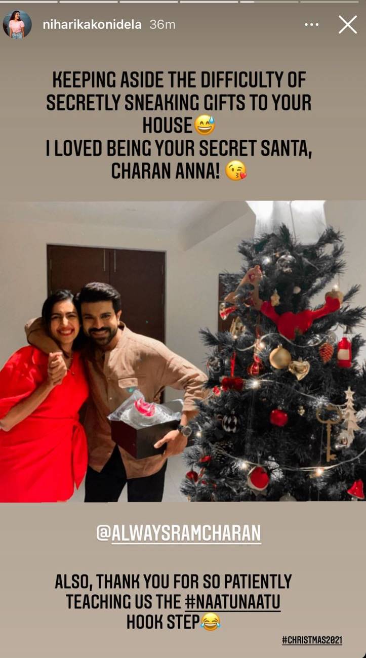Ram Charan with Niharika Konidela