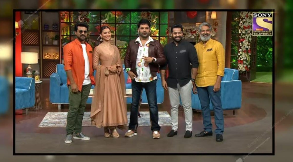 Kapil Sharma asks SS Rajamouli if RRR stands for 'rupees, rupees, rupees',  questions Ram Charan why he works despite owning hospital and airline |  Entertainment News,The Indian Express