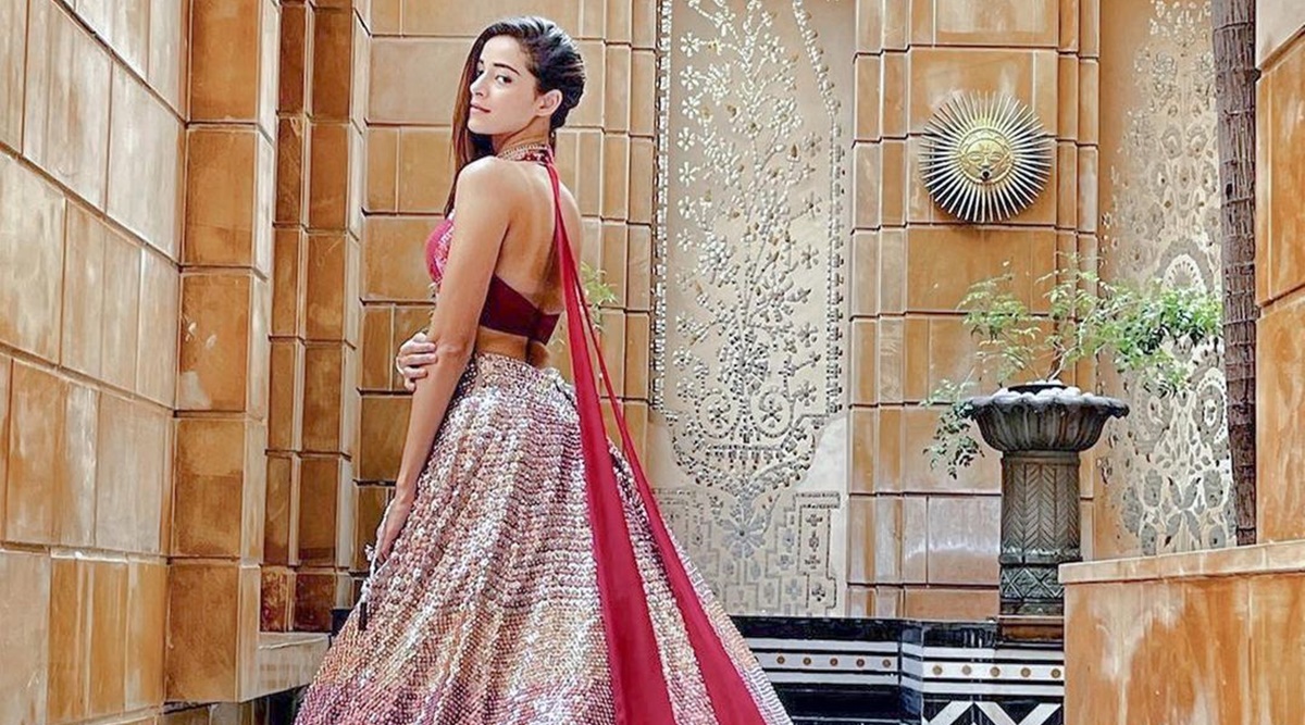 Sparkle mode on&#39;: Ananya Panday dazzles in a pink sequin lehenga | Lifestyle News,The Indian Express