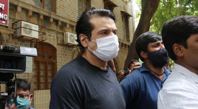 File photo of actor Armaan Kohli outside Killa Court. (Express photo by Ganesh Shirsekar)