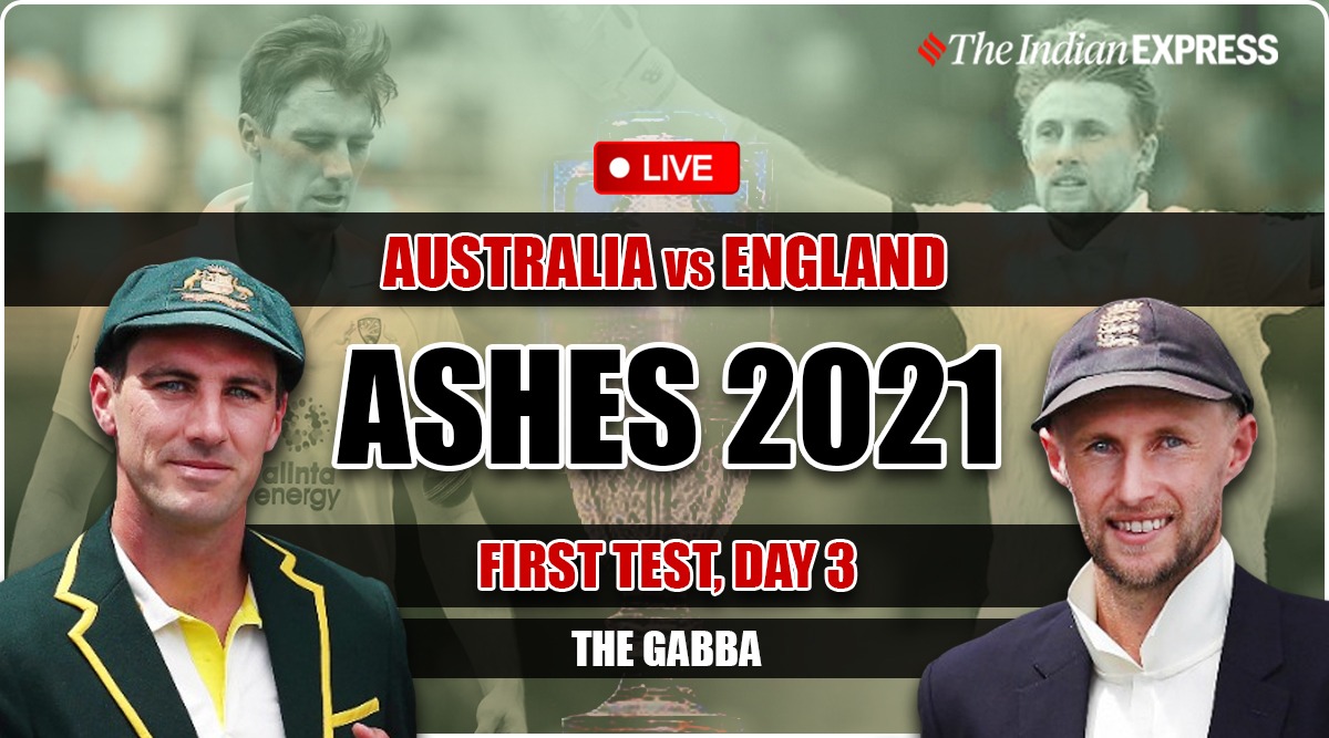 Ashes 2021, Australia vs England 1st Test, Day 3 LIVE Score: Root, Malan hold fort - The Indian Express