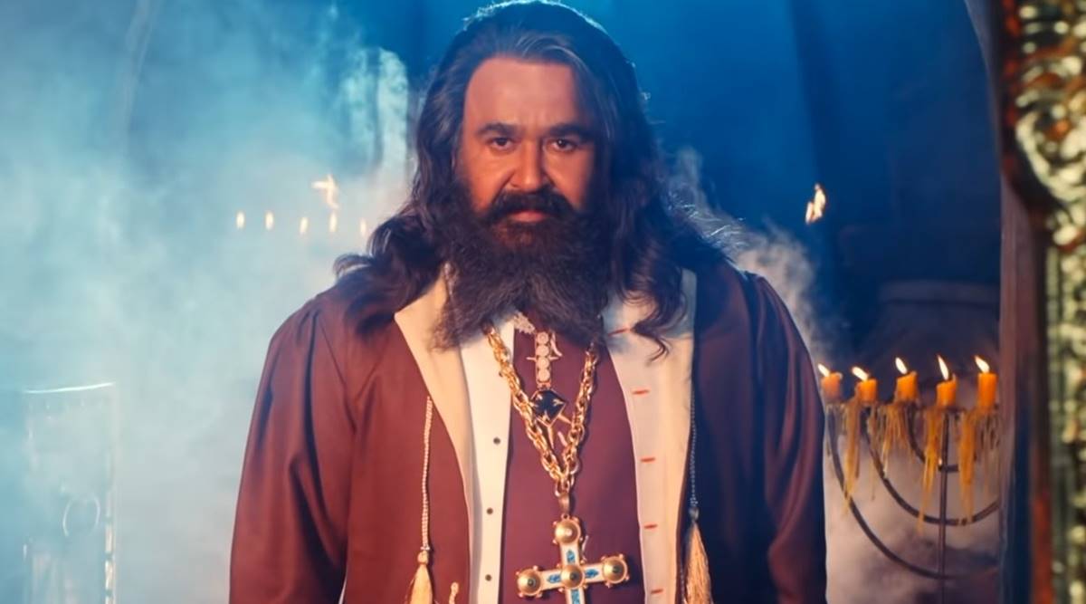 Mohanlal as Barroz. 