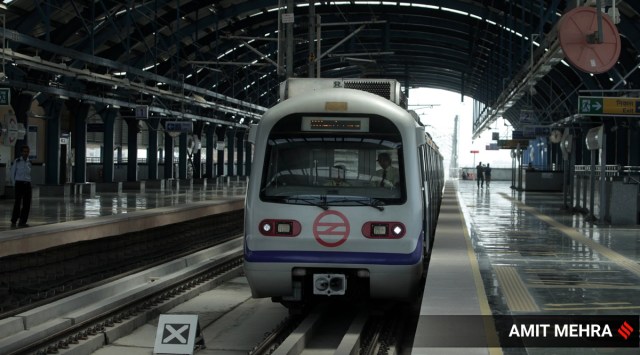 The Violet Line connects Kashmere Gate station in Delhi and Raja Nagar Singh station in Faridabad.
