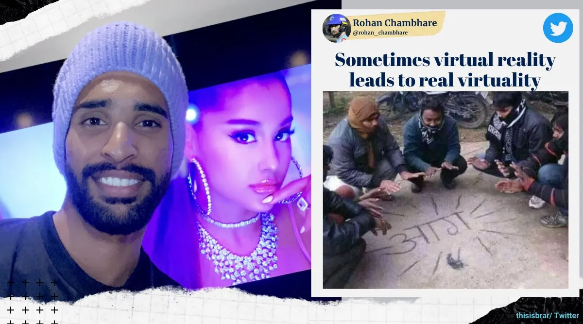 Punjab cricketer Harpreet Brar posts 'selfie' with Ariana Grande, sparks  meme fest | Trending News,The Indian Express