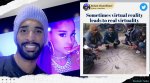 Harpreet Brar, Harpreet Brar ariana grande, Harpreet Brar selfie funny post, punjab kings bowler ariana grande, cricket news, sports news, indian express