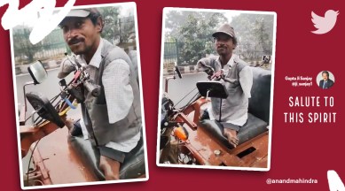 Disability, Inspirational, Anand Mahindra, Good news, Viral Video, Indian Express