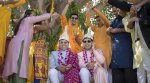 gay couple wedding, Telangana first rainbow wedding, hyderbad gay wedding, Abhay Dange and Supriya Chakraborty wedding, indian express