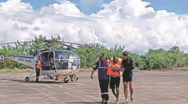 Goa barge, Goa men missing, Goa coast guard, Men rescued in Goa, Goa coast guard news, Panaji news, Goa news, Indian Express news, Indian coast guard