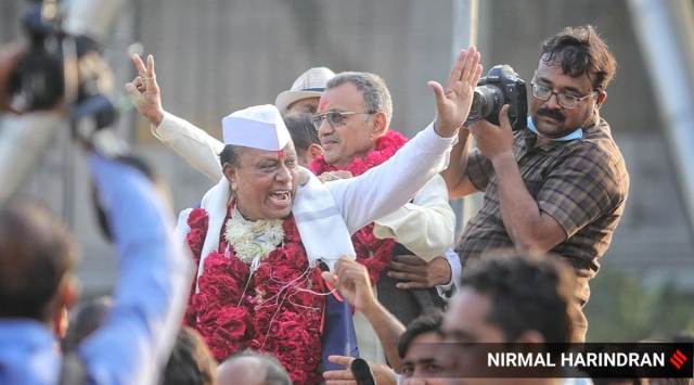 Thakor resigned from all posts in the Gujarat Congress in 2016, stating that he will continue to be a “worker” in the party. 
Express Photo by Nirmal Harindran