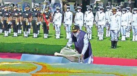 Narendra Modi, Goa, Goa news, Goa liberation, Sardar Vallabhbhai Patel, Shyama Prasad Mukherjee Stadium, Taleigaon, Indian Express, India news, current affairs, Indian Express News Service, Express News Service, Express News, Indian Express India News