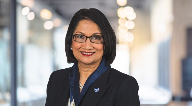 Neeli Bendapudi was named the 19th president of Penn State on Dec. 9, 2021, by the University's Board of Trustees. (Credit: Michelle Bixby / Penn State. Creative Commons)
