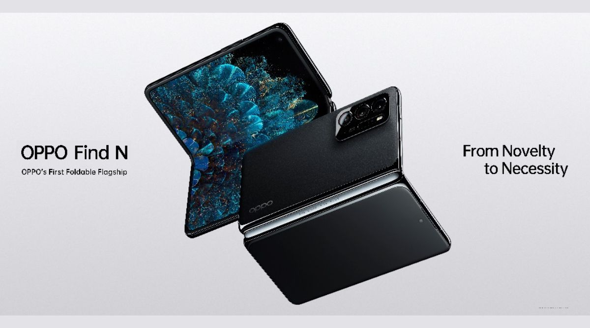 OPPO Find N is the first foldable phone from the brand. (Image credit: OPPO)