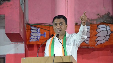 Pramod sawant, goa temples demolished, pramod sawant temple remark, pramod sawant portuguese temple demolished, goa bjp, goa temples destroyed, portugese destroyed goa temples, goa news, goa elections, goa polls,