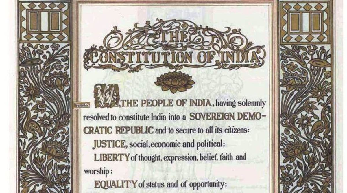 The Bill seeks to change the words in the Preamble “EQUALITY of status and of opportunity” to “EQUALITY of status and of opportunity to be born, to be fed, to be educated, to get a job and to be treated with dignity”. (File)