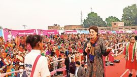 Priyanka Gandhi Vadra, Priyanka Gandhi Vadra news, Uttar Pradesh, Uttar Pradesh news, UP government, women voters, Indian Express, India news, current affairs, Indian Express News Service, Express News Service, Express News, Indian Express India News