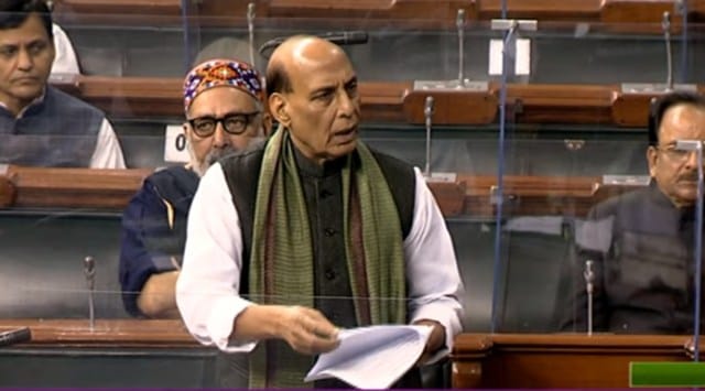 Defence Minister Rajnath Singh briefs the Parliament about the helicopter crash that killed CDS Bipin Rawat, his wife Madhulika Rawat and 11 others. 
