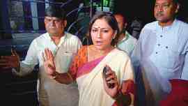 Roopa Ganguly, Kolkata Municipal Corporation, Kolkata Municipal Corporation polls, KMC polls, Kolkata civic polls, Roopa Ganguly news, BJP, Bengal BJP, Dilip Ghosh, West Bengal, Kolkata, West Bengal news, Kolkata news, India news, Indian Express News Service, Express News Service, Express News, Indian Express News