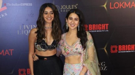 Ananya Panday and Sara Ali Khan, lokmat most stylish awards 2021