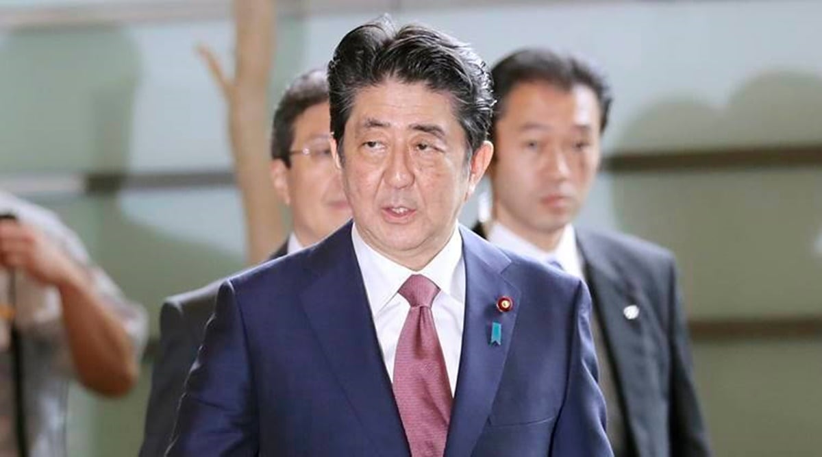 Abe also called for Taiwan to have a greater voice on the world stage, including at the World Health Organization. (File/AP)