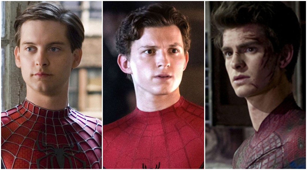 Tom Holland reveals he's in a WhatsApp group with fellow Spider-Man actors  Tobey Maguire and Andrew Garfield | Entertainment News,The Indian Express