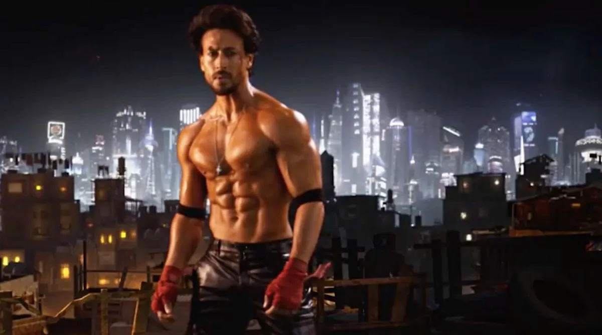 Ganapath Motion Poster Bare Chested Tiger Shroff Shows Off Chiselled