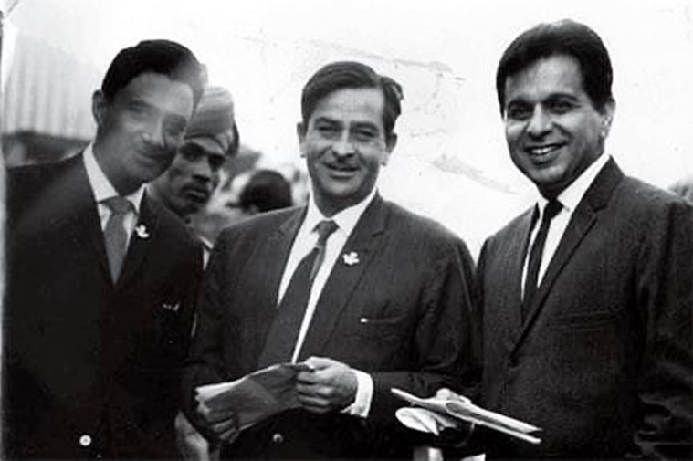 Raj Kapoor, Dev Anand, and Dilip Kumar