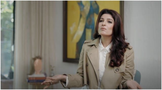 Twinkle Khanna in conversation with Jackie Shroff. (Photo: Tweak India/YouTube)