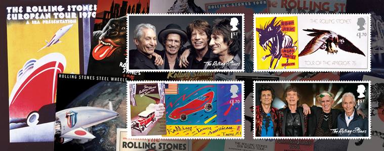 Rolling Stones, Rolling Stones Royal Mail stamps, Rolling Stones members, Rolling Stones songs