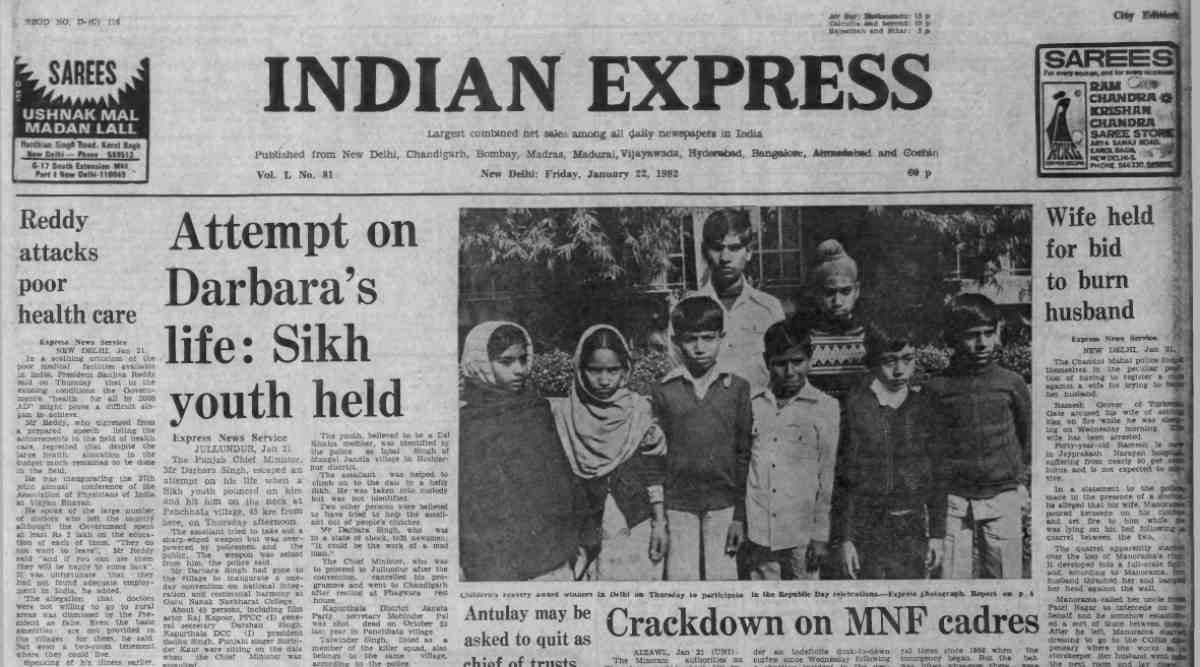 Darbara Singh, Former Punjab Chief Minister Darbara Singh, Arrests In Mizoram, US Backs Israel, Indian express, Opinion, Editorial, Current Affairs