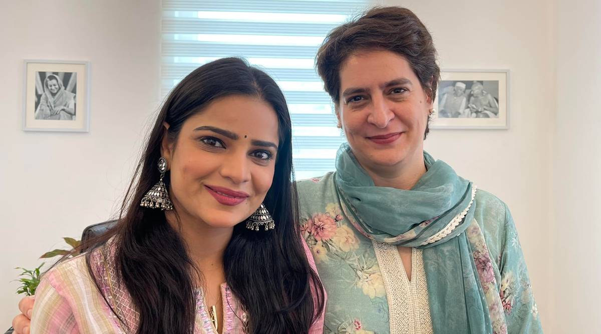Archana Gautam, Uttar Pradesh, Uttar Pradesh assembly elections, UP Polls 2022, Congress, Hindu Mahasabha, Hastinapur, Donald Trump, Priyanka Gandhi Vadra, indian express