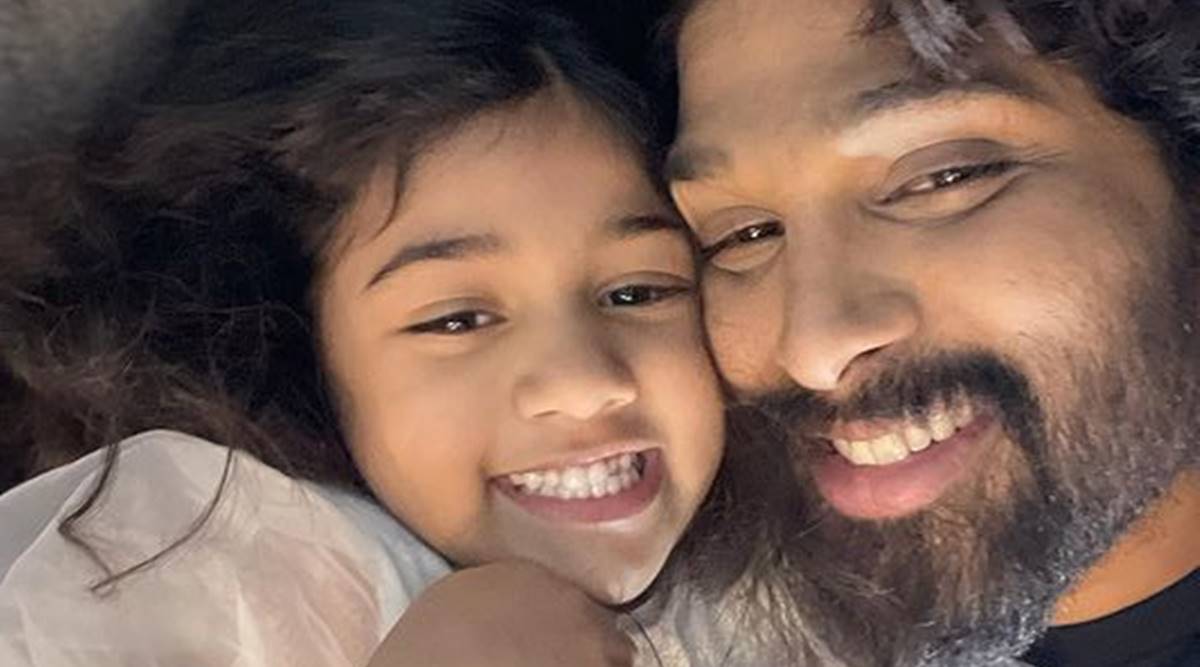 Allu Arjun is indulging in his 'favourite pastime' with daughter Allu Arha, check out their adorable selfie | Entertainment News,The Indian Express