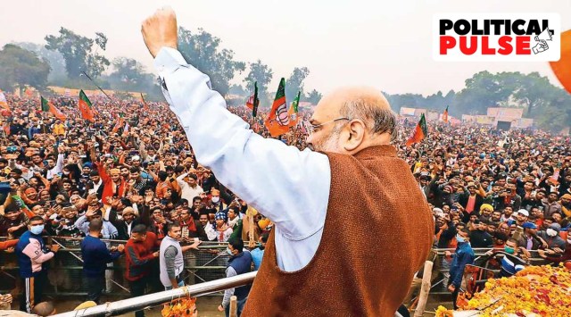 One of the main focus areas for Shah would be eastern UP, where the exit of the OBC leaders is expected to have the most impact on the party. (PTI/File)