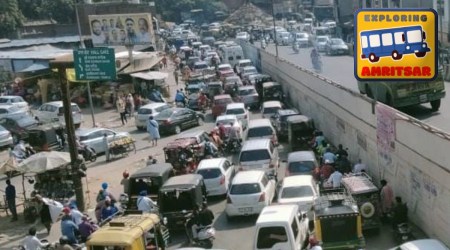 Although chaos defined Ambarsari's traffic sense, our accident ratios were tolerable. (Express Photo by Rana Simranjit)