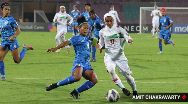 India captain Ashalata Devi is one of the eight players from Manipur in the Asian Cup squad. (Express Photo: Amit Chakravarty)
