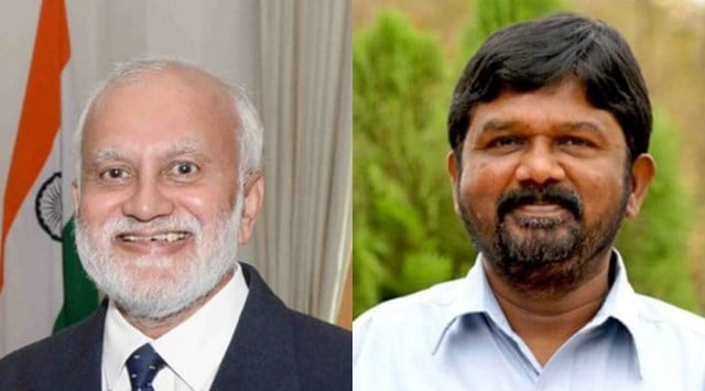 Scientist Subbanna Ayyappan (L) and Dalit poet Siddalingaiah. (Photo: Twitter/ICFA)