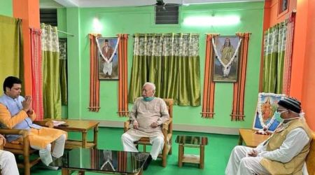 The media were not allowed to interact with him, nor were they given any detail of the visit.
