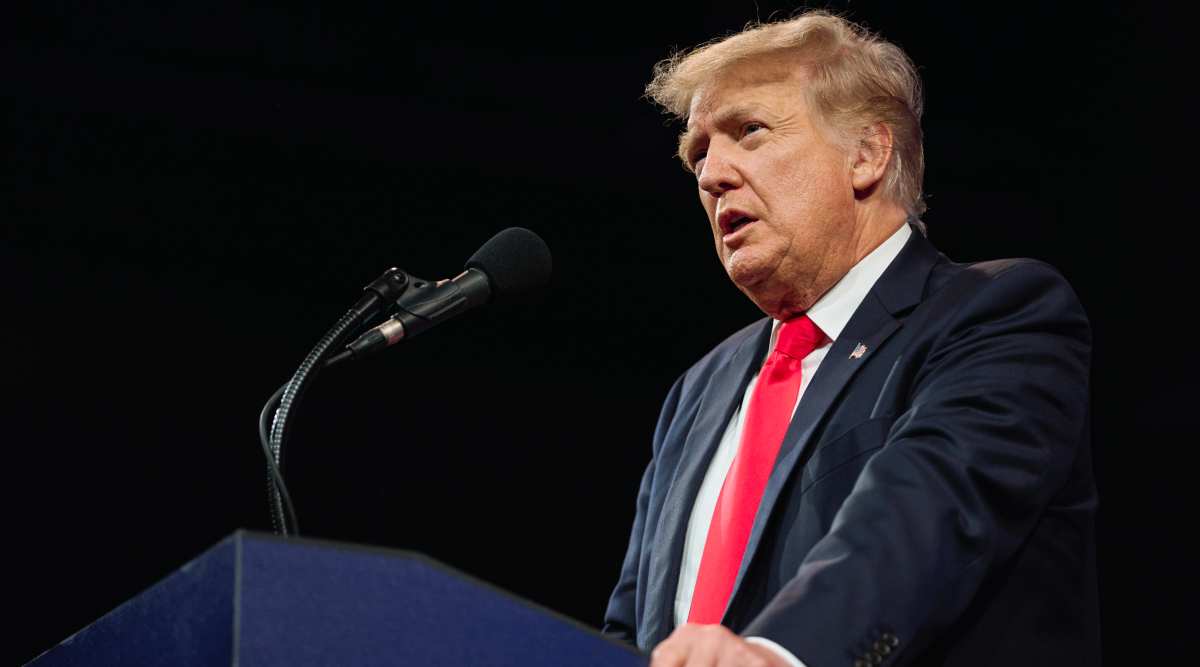 Former US President Donald Trump. (Cooper Neill/The New York Times)